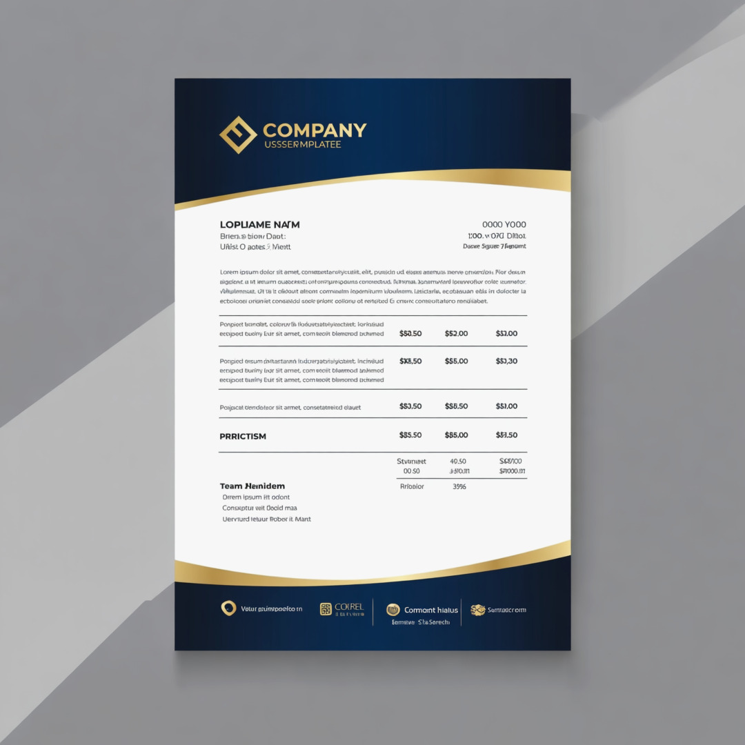 Template devis professionnel premium